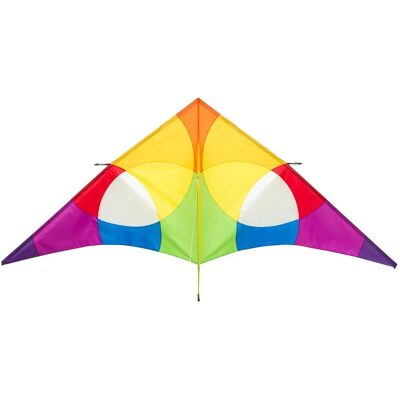 HQ Kites Delta Arc-en-ciel 300cm - Cerf-volant - T3R - Publicité HQ Kites Delta Arc-en-ciel 300cm - Cerf-volant - T3R - Publicité