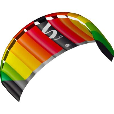 Invento Symphony Pro 2.2 Rainbow - Cerf-volant acrobatique à deux lignes - Publicité Invento Symphony Pro 2.2 Rainbow - Cerf-volant acrobatique à deux lignes - Publicité