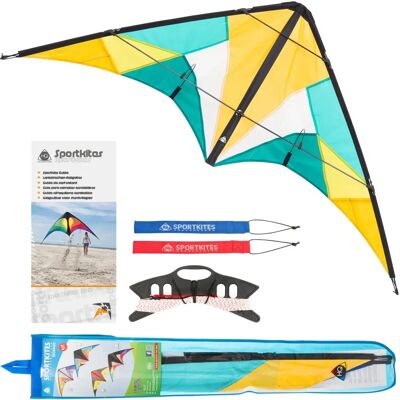 Invento Linkdrachen II Blossom - Leicht, Robust, Einfach Steuerung - Drachen Invento Linkdrachen II Blossom - Leicht, Robust, Einfach Steuerung - Drachen