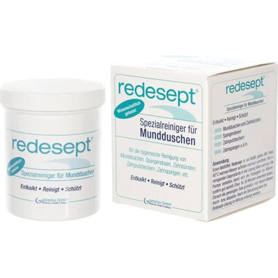 Redesept Mundduschenreiniger - Entkalken & Bakterien entfernen Redesept Mundduschenreiniger - Entkalken & Bakterien entfernen
