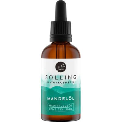 Solling Naturkosmetik Huile de Soins - Amande 50ml - Huile Corporelle Hydratante et Douce Solling Naturkosmetik Huile de Soins - Amande 50ml - Huile Corporelle Hydratante et Douce