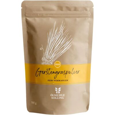 Ölmühle Solling - Gerstengraspulver fein vermahlen - 500 g - powder Ölmühle Solling - Gerstengraspulver fein vermahlen - 500 g - powder