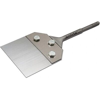 Solida SDS-Plus Spachtel - 100x250mm - Entfernt Kleberreste Solida SDS-Plus Spachtel - 100x250mm - Entfernt Kleberreste