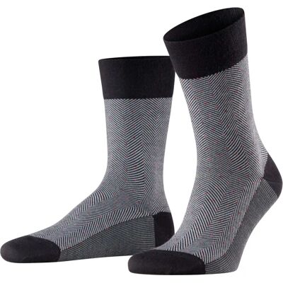 Falke Sensitive Fischgrätenstrümpfe - Schwarz - Socken Falke Sensitive Fischgrätenstrümpfe - Schwarz - Socken