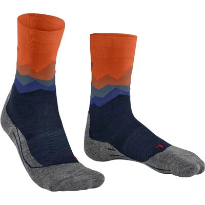 Falke TK2 Explore Crest Socken - Marine Blau - Merinowolle - Wandersocken - Herren Falke TK2 Explore Crest Socken - Marine Blau - Merinowolle - Wandersocken - Herren