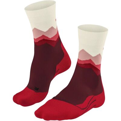 Falke TK2 Crest Socken - Merlot Red - Bergmotiv - Socken Falke TK2 Crest Socken - Merlot Red - Bergmotiv - Socken