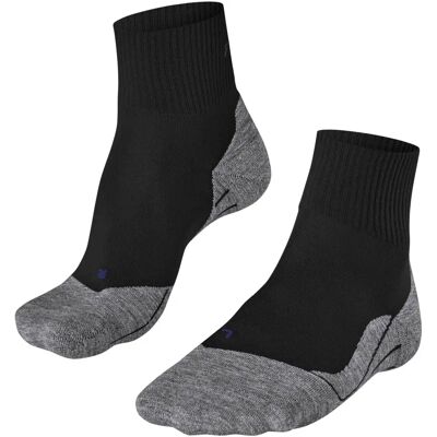 Falke TK5 Wander Cool korte sokken - Zwart Mix Klein Falke TK5 Wander Cool korte sokken - Zwart Mix Klein