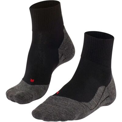 Falke Kort Ullsockor - Black Mix Extra Large Falke Kort Ullsockor - Black Mix Extra Large