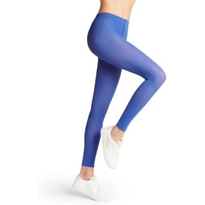 Leggings Mat 50 Denier Bleu Impérial - Petit/Moyen Leggings Mat 50 Denier Bleu Impérial - Petit/Moyen
