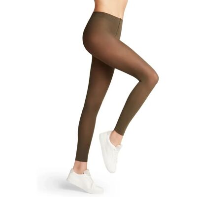 Falke Pure Matt 50 Denier Leggings - Military Khaki - Leggings Falke Pure Matt 50 Denier Leggings - Military Khaki - Leggings