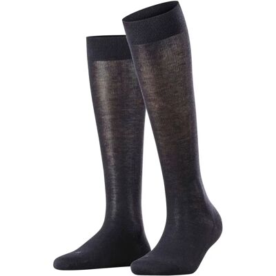 Falke Sensitive London Kniehoogte Sokken - Donker Marineblauw Falke Sensitive London Kniehoogte Sokken - Donker Marineblauw