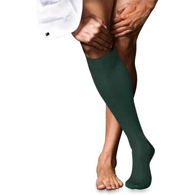 Falke No 10 Pure Fil d’Écosse Kniehohe Socken - Hunter Green Klein Falke No 10 Pure Fil d’Écosse Kniehohe Socken - Hunter Green Klein