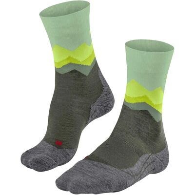 Calze da trekking Falke TK2 Explore Crest - Verde Erba - Ammortizzazione Media - Terreno Leggero - Taglio Femminile Calze da trekking Falke TK2 Explore Crest - Verde Erba - Ammortizzazione Media - Terreno Leggero - Taglio Femminile
