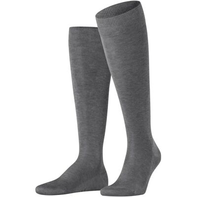 Falke Tiago Chaussettes Genou - Steel Mel Grey - Chaussettes hautes Falke Tiago Chaussettes Genou - Steel Mel Grey - Chaussettes hautes