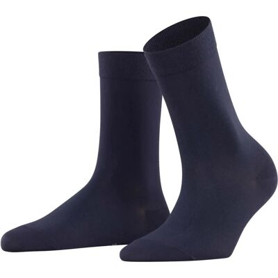 Falke Cotton Touch Kvinnor Strumpor (47105) - mörkblå Falke Cotton Touch Kvinnor Strumpor (47105) - mörkblå