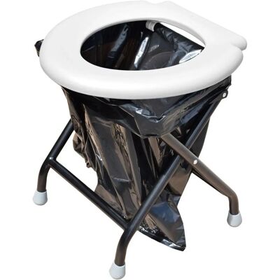 Yachticon Klapptoilette - Weiß, Kunststoff, für Camper Yachticon Klapptoilette - Weiß, Kunststoff, für Camper