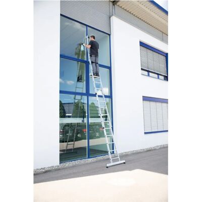 Munk Günzburger Steigtechnik Glasreinigerleiter 23 Spr. L 7070mm - Leiter mit Verriegelung Munk Günzburger Steigtechnik Glasreinigerleiter 23 Spr. L 7070mm - Leiter mit Verriegelung