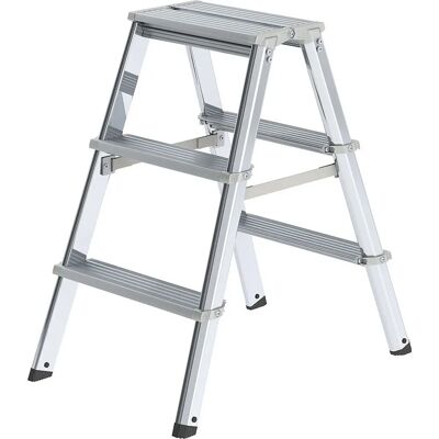 Scala in alluminio MUNK - Doppia faccia, 2x3 gradini - 2250mm Scala in alluminio MUNK - Doppia faccia, 2x3 gradini - 2250mm