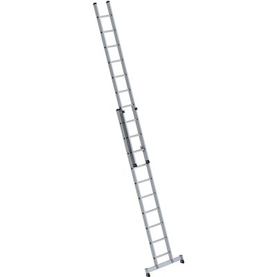 MUNK Verstellbare Anlegeleiter - 2x10 Stufen, Aluminium, 6000mm MUNK Verstellbare Anlegeleiter - 2x10 Stufen, Aluminium, 6000mm