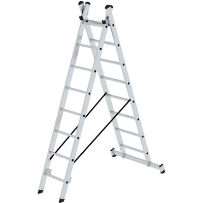 Munk Günzburger Steigtechnik Mehrzweckleiter - 2x8 Sprossen, L 4180mm Munk Günzburger Steigtechnik Mehrzweckleiter - 2x8 Sprossen, L 4180mm