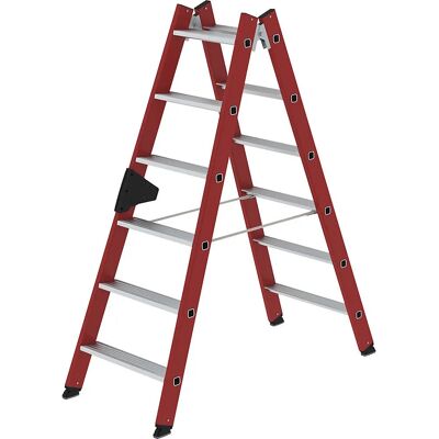 Munk Günzburger Steigtechnik 2x6 Fiberglas-Stehleiter - Anlegeleiter Munk Günzburger Steigtechnik 2x6 Fiberglas-Stehleiter - Anlegeleiter