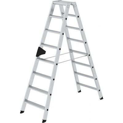 MUNK Stehleiter 2x8 - Klappbar Aluminium MUNK Stehleiter 2x8 - Klappbar Aluminium