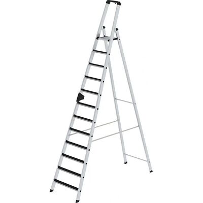 Munk Günzburger Steigtechnik Stehleiter 12 Stufen Aluminium - Leiter Munk Günzburger Steigtechnik Stehleiter 12 Stufen Aluminium - Leiter