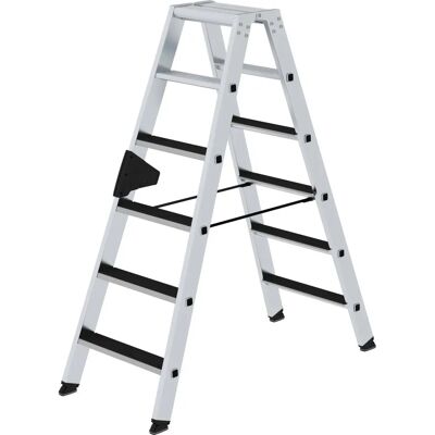 Escalera de tijera CLIP-STEP, doble cara, aluminio - Escalera de tijera Escalera de tijera CLIP-STEP, doble cara, aluminio - Escalera de tijera
