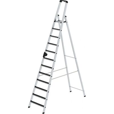 MUNK 12-Stufen Aluminium Stehleiter - Industrie & Profi MUNK 12-Stufen Aluminium Stehleiter - Industrie & Profi