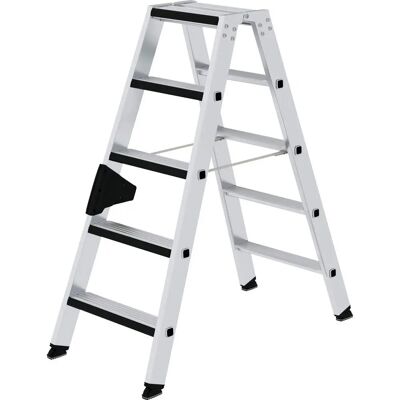 Munk Günzburger Steigtechnik - Aluminium Doppelseitige Leiter - 2x5 Stufen Munk Günzburger Steigtechnik - Aluminium Doppelseitige Leiter - 2x5 Stufen