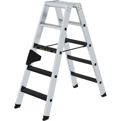 MUNK CLIP-STEP Aluminium-Doppeltritt-Leiter - Schwerlast R13 MUNK CLIP-STEP Aluminium-Doppeltritt-Leiter - Schwerlast R13
