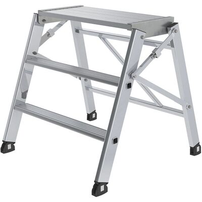 Günzburger Steigtechnik - Faltbare Aluminiumplattform, 3 Stufen, 650x300mm - Arbeitspodest Günzburger Steigtechnik - Faltbare Aluminiumplattform, 3 Stufen, 650x300mm - Arbeitspodest