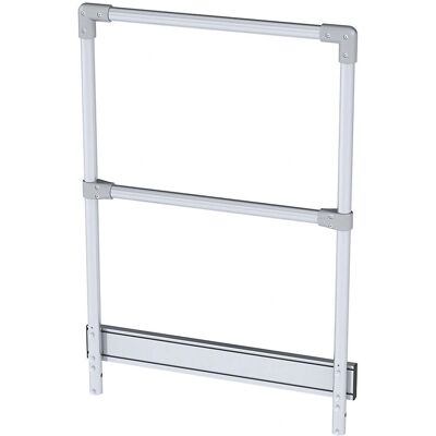 kaiserkraft Balustrade - 1100mm Höhe, 800mm Breite - Aluminium Treppenaccessoire kaiserkraft Balustrade - 1100mm Höhe, 800mm Breite - Aluminium Treppenaccessoire