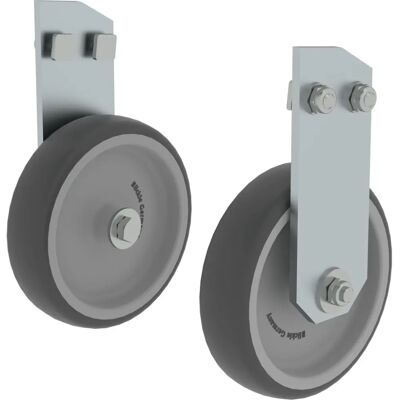 Roulette pour escaliers de machine Ø125mm Caoutchouc - MUNK Günzburger Steigtechnik - Publicité Roulette pour escaliers de machine Ø125mm Caoutchouc - MUNK Günzburger Steigtechnik - Publicité