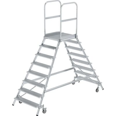 Escalera doble con plataforma MUNK - Escalera de mano Escalera doble con plataforma MUNK - Escalera de mano