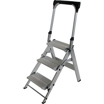MUNK Aluminium Klappleiter mit Sicherheitsgurt - 3 Stufen - Produkttyp MUNK Aluminium Klappleiter mit Sicherheitsgurt - 3 Stufen - Produkttyp