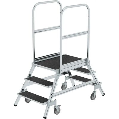 Munk Günzburger Steigtechnik MUNK Podestleiter fahrbar R13 - Plattformleiter Munk Günzburger Steigtechnik MUNK Podestleiter fahrbar R13 - Plattformleiter