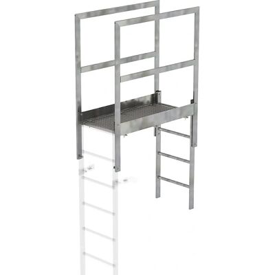 Günzburger Steigtechnik MUNK Attika-Überstieg - 1200mm verzinkt, Sonderlängen Günzburger Steigtechnik MUNK Attika-Überstieg - 1200mm verzinkt, Sonderlängen