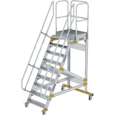 Günzburger Steigtechnik MUNK Plattformtreppe - 60° Neigung, 9 Stufen Günzburger Steigtechnik MUNK Plattformtreppe - 60° Neigung, 9 Stufen