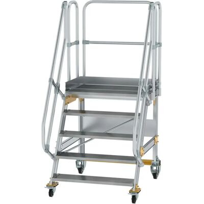 Munk Günzburger Steigtechnik - MUNK Plattformtreppe fahrbar 60° 1000mm 5 Stufen - Plattformtreppe Munk Günzburger Steigtechnik - MUNK Plattformtreppe fahrbar 60° 1000mm 5 Stufen - Plattformtreppe