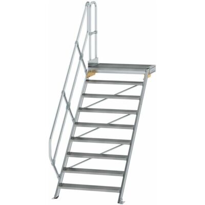 Günzburger Steigtechnik MUNK Treppe mit Plattform 45° Günzburger Steigtechnik MUNK Treppe mit Plattform 45°