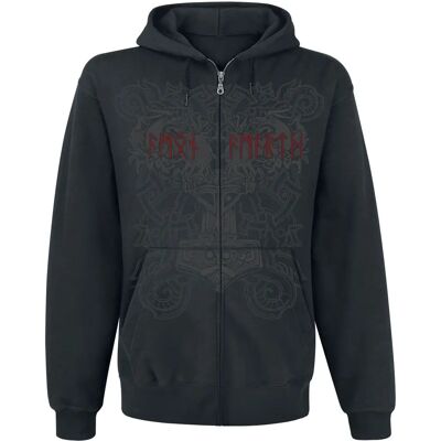 Amon Amarth Viking Horde Hoodie - Sweatshirt mit Reißverschluss Amon Amarth Viking Horde Hoodie - Sweatshirt mit Reißverschluss