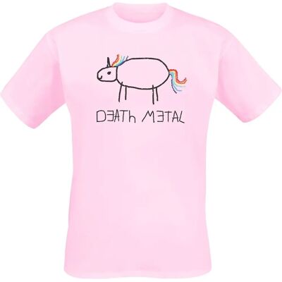 Death Metal lyhythihainen T-paita - Miehet - vaaleanpunainen Death Metal lyhythihainen T-paita - Miehet - vaaleanpunainen