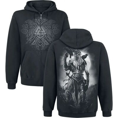 Toxic Angel Odin Hoodie - S-XXL - Svart Toxic Angel Odin Hoodie - S-XXL - Svart