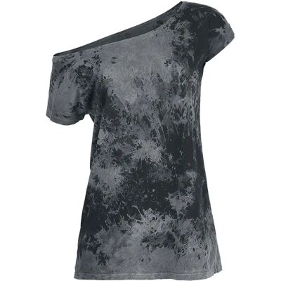 Outer Vision Marylin Kortermet T-Skjorte - Batik Mønster - 100% Bomull Outer Vision Marylin Kortermet T-Skjorte - Batik Mønster - 100% Bomull