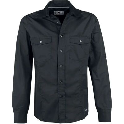 Black Premium by EMP - There Is No Business Like Rock Business Langermet Skjorte S-5XL Black Premium by EMP - There Is No Business Like Rock Business Langermet Skjorte S-5XL