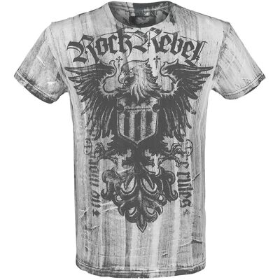 Rock Rebel by EMP Rebel Soul Kurzarm-T-Shirt - Herren - Weiß Rock Rebel by EMP Rebel Soul Kurzarm-T-Shirt - Herren - Weiß