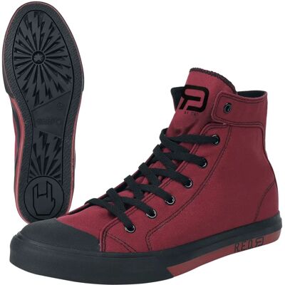 RED by EMP Walk The Line - Unisex Hochfront Sneakers - EU-Größen 36-47 RED by EMP Walk The Line - Unisex Hochfront Sneakers - EU-Größen 36-47