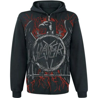 Slayer Black Eagle Kapuzenpullover - Sweatshirt - Schwarz Slayer Black Eagle Kapuzenpullover - Sweatshirt - Schwarz
