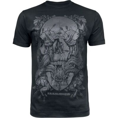 Rammstein Amour Svart Kortermet T-Skjorte - T-Shirt Rammstein Amour Svart Kortermet T-Skjorte - T-Shirt
